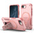 iPhone 17e / 16e Armor Magsafe Holder PC Hybrid TPU Phone Case - Pink