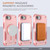 iPhone 17e / 16e Armor Magsafe Holder PC Hybrid TPU Phone Case - Pink