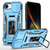 iPhone 17e / 16e Armor PC + TPU Camera Shield Phone Case - Light Blue