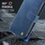 iPhone 17e / 16e AutSpace A05 2 in 1 Retro Calf Texture MagSafe Magnetic Phone Case - Blue