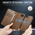 iPhone 17e / 16e AutSpace A05 2 in 1 Retro Calf Texture MagSafe Magnetic Phone Case - Brown