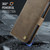 iPhone 17e / 16e AutSpace A05 2 in 1 Retro Calf Texture MagSafe Magnetic Phone Case - Brown