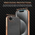 iPhone 17e / 16e AZNS Electroplated Edge Carbon Fiber Texture Phone Case - Black