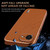 iPhone 17e / 16e AZNS Electroplated Edge Carbon Fiber Texture Phone Case - Brown