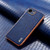 iPhone 17e / 16e AZNS Electroplated Frame Crocodile Texture Full Coverage Phone Case - Blue