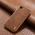 iPhone 17e / 16e AZNS Electroplated Frame Crocodile Texture Full Coverage Phone Case - Brown