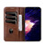 iPhone 17e / 16e AZNS Magnetic Calf Texture Flip Leather Phone Case - Dark Brown