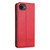 iPhone 17e / 16e AZNS Magnetic Calf Texture Flip Leather Phone Case - Red