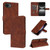 iPhone 17e / 16e AZNS Skin Feel Calf Texture Flip Leather Phone Case - Brown