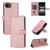 iPhone 17e / 16e AZNS Skin Feel Calf Texture Flip Leather Phone Case - Rose Gold