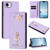 iPhone 17e / 16e Ballet Girl Diamond Studded RFID Vegan Leather Phone Case - Light Purple