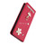 iPhone 17e / 16e Ballet Girl Diamond Studded RFID Vegan Leather Phone Case - Wine Red
