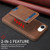 iPhone 17e / 16e BETOPNICE Vertical Flip Detachable MagSafe Wallet Phone Case - Brown