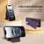 iPhone 17e / 16e BETOPNICE Vertical Flip Detachable MagSafe Wallet Phone Case - Purple