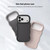 iPhone 17e / 16e Big Wave Skin Feel Phone Case - Rose Red