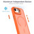 iPhone 17e / 16e Bright Color Frosted Skin-feel Camera Bracket Magsafe Phone Case - Blue