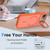 iPhone 17e / 16e Bright Color Frosted Skin-feel Camera Bracket Magsafe Phone Case - Pink