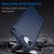 iPhone 17e / 16e Brushed Texture Carbon Fiber TPU Phone Case - Blue