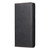 iPhone 17e / 16e Business Solid Color Magnetic RFID Leather Phone Case - Black