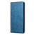 iPhone 17e / 16e Business Solid Color Magnetic RFID Leather Phone Case - Blue