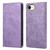 iPhone 17e / 16e Business Solid Color Magnetic RFID Leather Phone Case - Purple