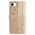 iPhone 17e / 16e Butterflies and Flowers Leather Phone Case - Gold