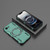 iPhone 17e / 16e Butterfly Armor MagSafe Magnetic Ring Shockproof Phone Case - Light Green
