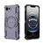 iPhone 17e / 16e Butterfly Armor MagSafe Magnetic Ring Shockproof Phone Case - Purple