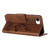 iPhone 17e / 16e Butterfly Embossed Flip Leather Phone Case - Brown