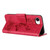 iPhone 17e / 16e Butterfly Embossed Flip Leather Phone Case - Red