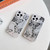 iPhone 17e / 16e Butterfly Pattern Silver Plating PC Hybrid TPU Phone Case - Ink Shadow