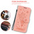 iPhone 17e / 16e Butterfly Rose Embossed Leather Phone Case - Pink