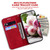 iPhone 17e / 16e Butterfly Rose Embossed Leather Phone Case - Red
