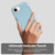 iPhone 17e / 16e Candy Diamond Frosted PC Hybrid TPU Phone Case - Blue