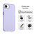 iPhone 17e / 16e Candy Diamond Frosted PC Hybrid TPU Phone Case - Purple