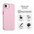 iPhone 17e / 16e Candy Diamond Frosted PC Hybrid TPU Phone Case - Red