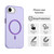 iPhone 17e / 16e Candy Diamond Magsafe Frosted PC Hybrid TPU Phone Case - Purple