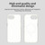 iPhone 17e / 16e Candy Diamond Magsafe Frosted PC Hybrid TPU Phone Case - White