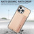 iPhone 17e / 16e Carbon Fiber Magnetic Card Wallet RFID Blocking Phone Case - Black