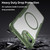 iPhone 17e / 16e Carbon Fiber Texture MagSafe Translucent Phone Case - Green
