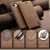 iPhone 17e / 16e CaseMe 013 Multifunctional Horizontal Flip Leather Phone Case - Brown