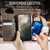 iPhone 17e / 16e CaseMe 033 Calf Leather Lining Microfibre RFID Blocking Phone Case - Coffee