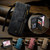 iPhone 17e / 16e CaseMe C30 Card Slots Zipper Wallet Leather Phone Case - Black