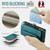 iPhone 17e / 16e CaseMe C36 Card Slots Zipper Wallet RFID Anti-theft Leather Phone Case - Blue