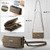 iPhone 17e / 16e CaseMe C39 RFID Blocking Zipper Wallet Leather Phone Case with Crossbody Strap - Coffee