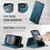 iPhone 17e / 16e CaseMe C49 MagSafe RFID Blocking Detachable Wallet Leather Phone Case - Green