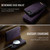 iPhone 17e / 16e CaseMe C49 MagSafe RFID Blocking Detachable Wallet Leather Phone Case - Purple