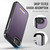 iPhone 17e / 16e CaseMe Me80 Series Detachable Wallet Magnetic RFID Vegan Leather Phone Case - Purple