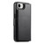 iPhone 17e / 16e CaseNeo Finger Grip Strap MagSafe Leather Phone Case - Black