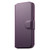 iPhone 17e / 16e CaseNeo Finger Grip Strap MagSafe Leather Phone Case - Purple